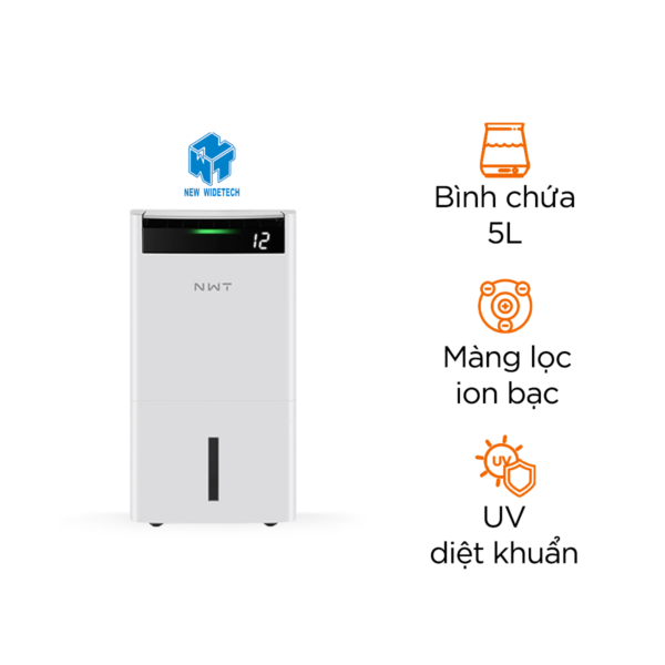 Máy Hút Ẩm Xiaomi New Widetech 24L - Kèm Lọc không khí