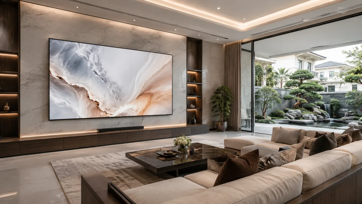 Tivi Xiaomi cho người thuê nhà đặt gọn trong căn hộ nhỏ