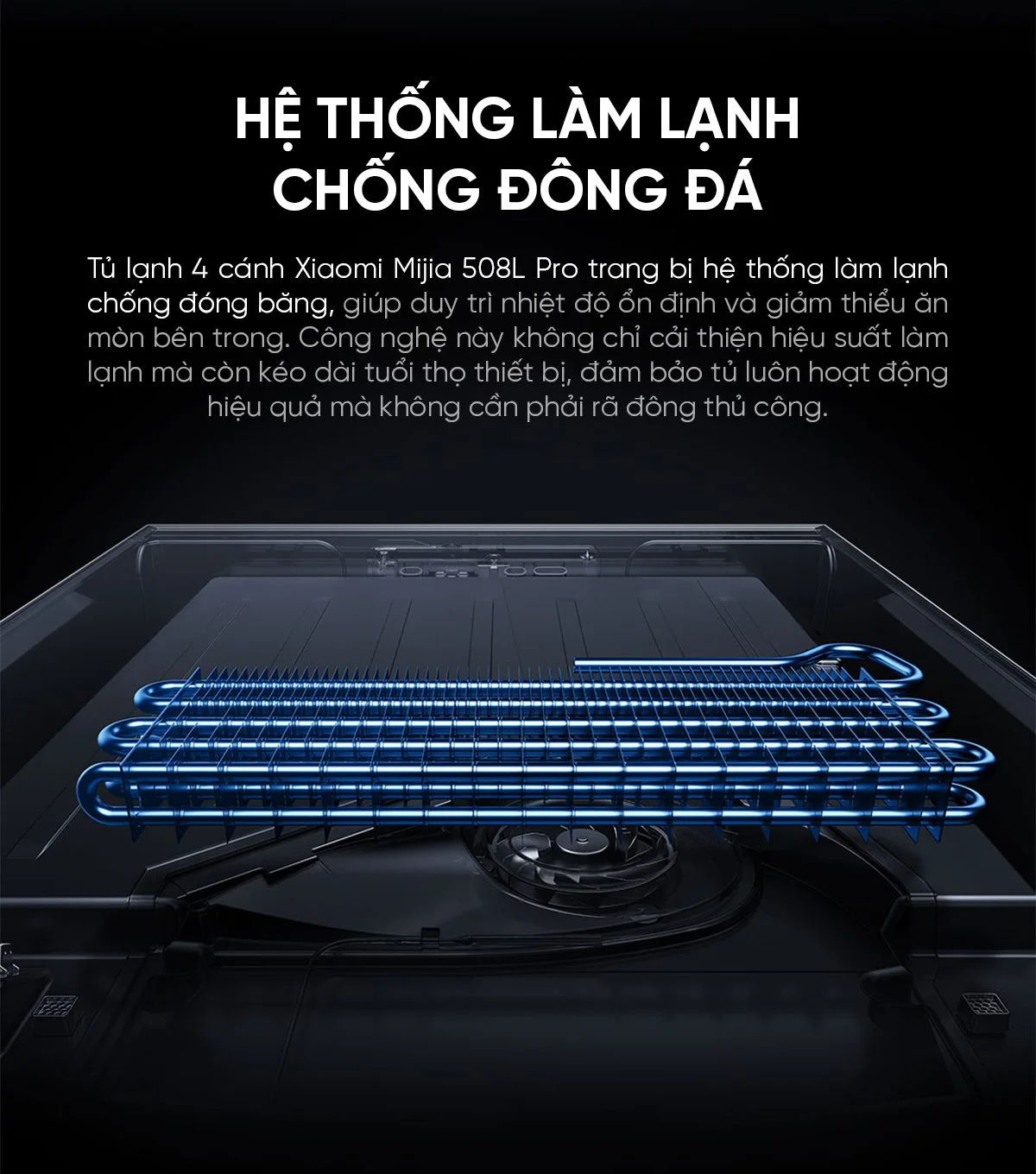 Tủ lạnh Xiaomi Mijia 508L Pro 2025
